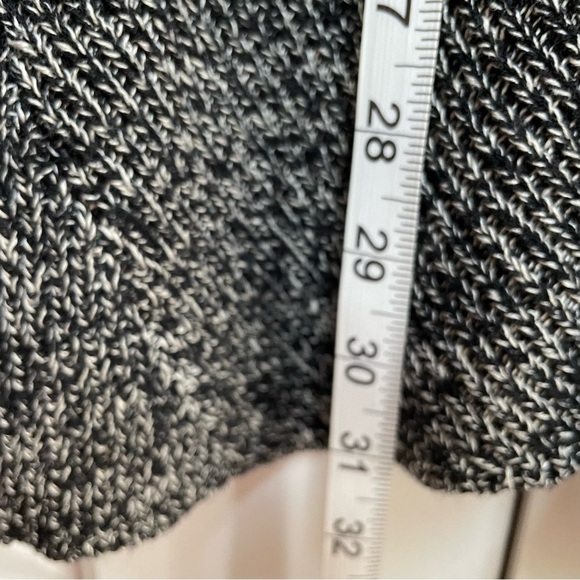 NWOT Eileen Fisher Wool Organic Linen Open Cardigan Sweater Colorblock Gray - Picture 14 of 16